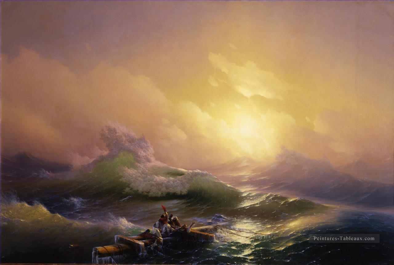 la 9ème vague IBI paysage marin Ivan Aivazovsky Peintures à l'huile